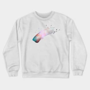 Paint brush stroke galaxy Crewneck Sweatshirt